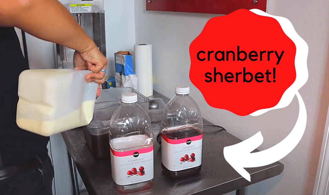 Make A Delicious Cranberry Sherbet! - Electro Freeze Southeast
