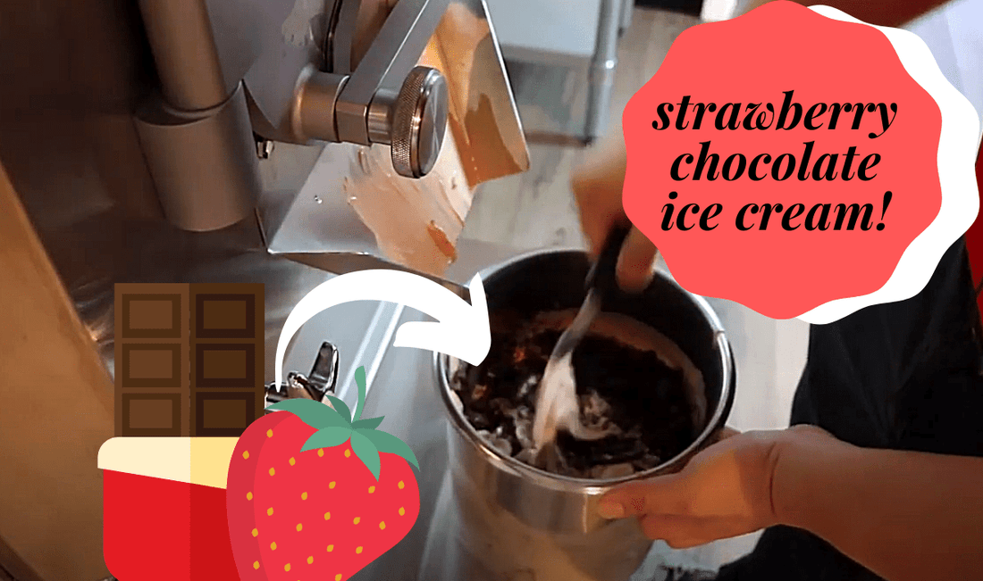 Make A Delicious Strawberry Chocolate Ice Cream - Electro Freeze Southeast
