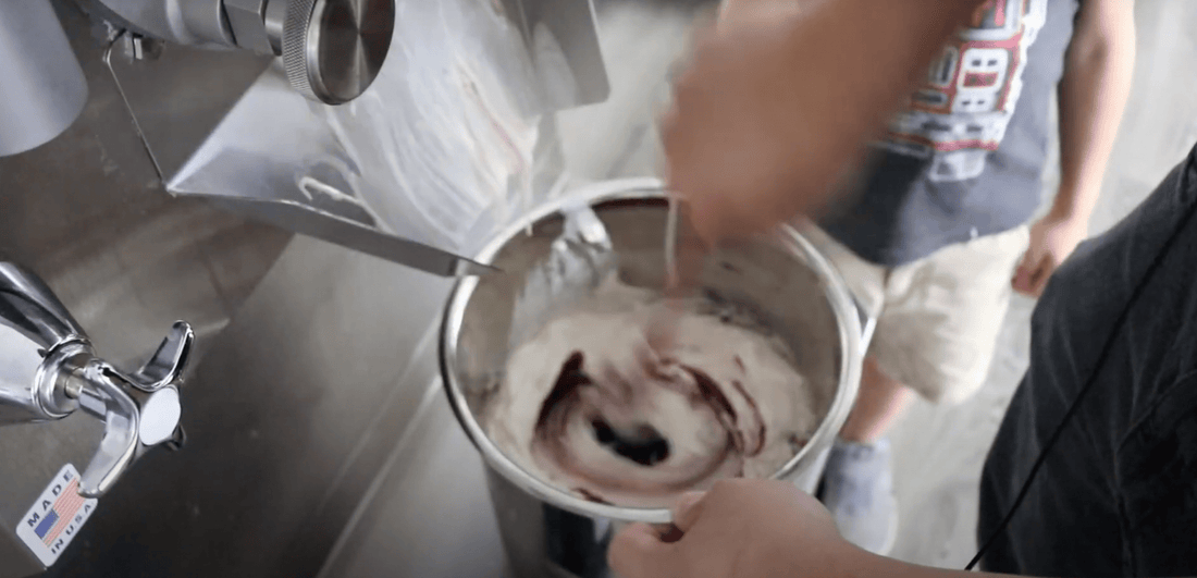 Serve the tastiest Cashew with Raspberry & Coconut Ice Cream Custard with ElectroFreeze B12V - Electro Freeze Southeast