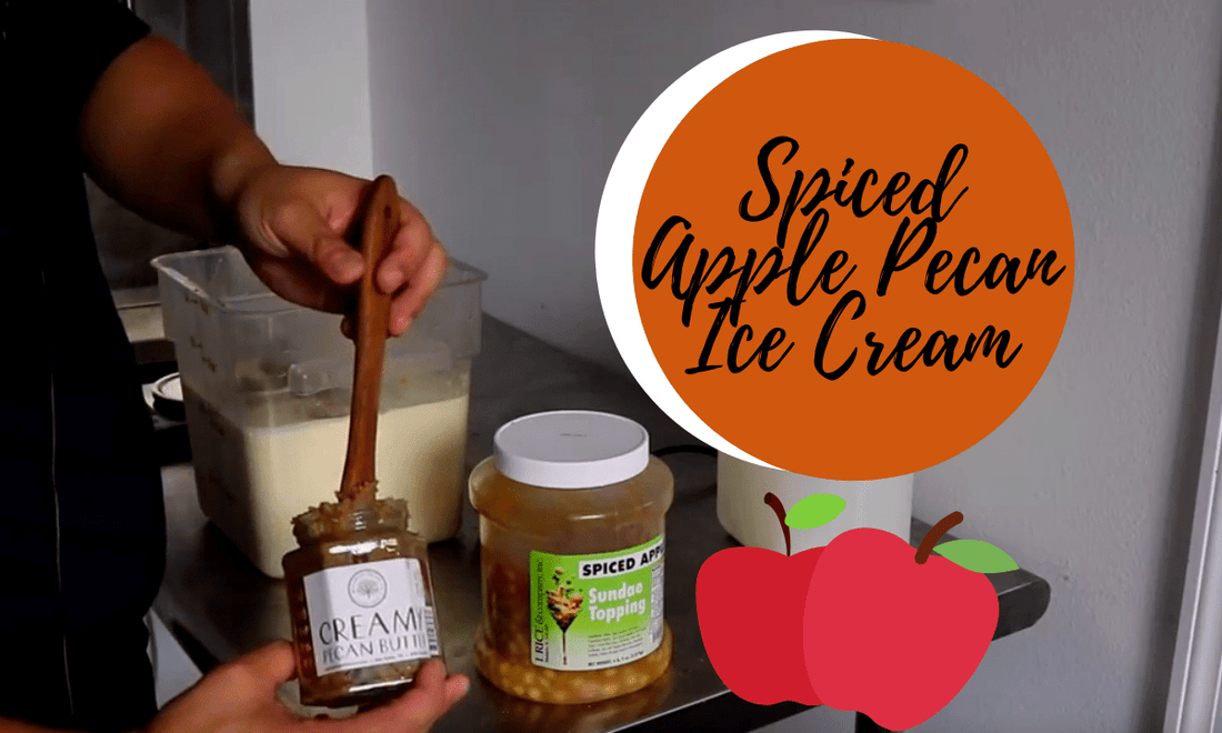 Spiced Apple Pecan Ice Cream - Electro Freeze Southeast
