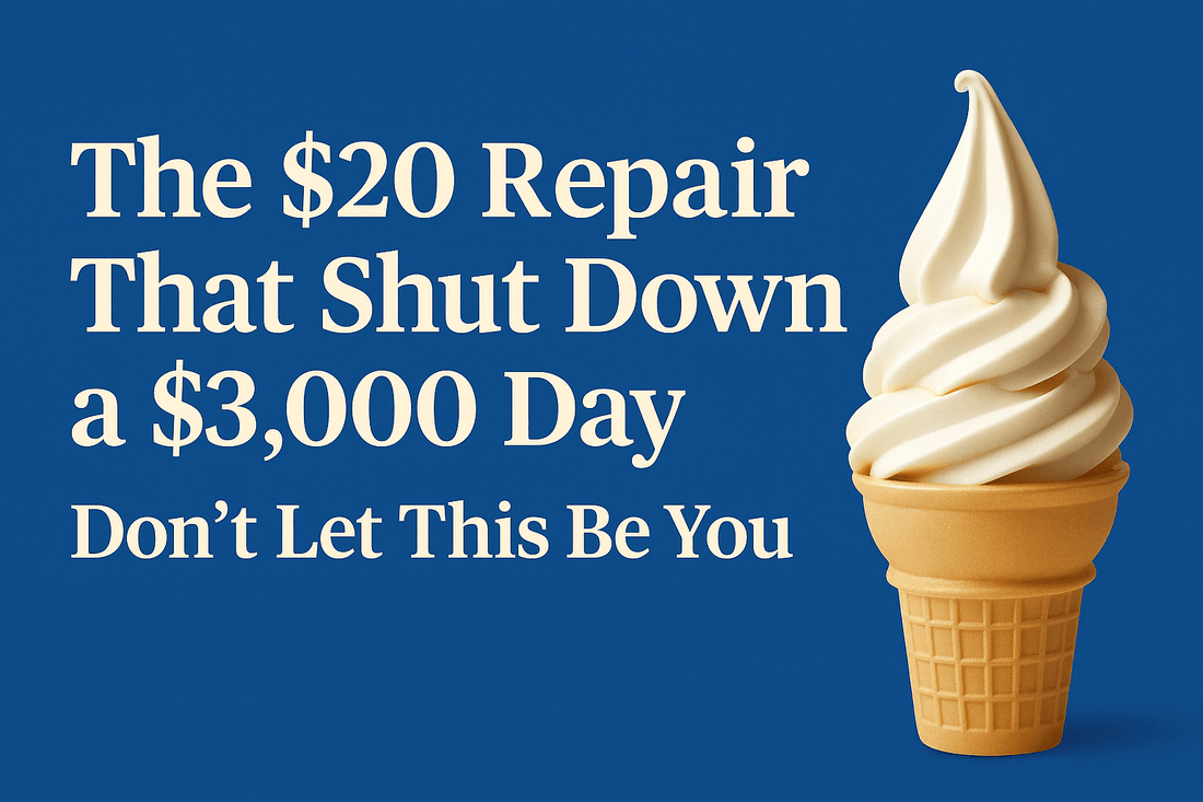 The $20 Repair That Shut Down a $3,000 Day (Don’t Let This Be You) - Electro Freeze Southeast