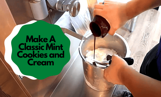 Make a Classic Mint Cookies and Cream! - Electro Freeze Southeast