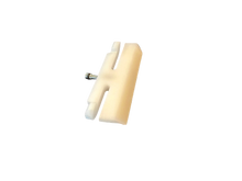 A single white blade scraper for batch freezer