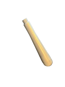 A silver-colored handle-cam lock.