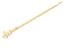 A beige colored bar breaker tool with a textured grip on the handle.